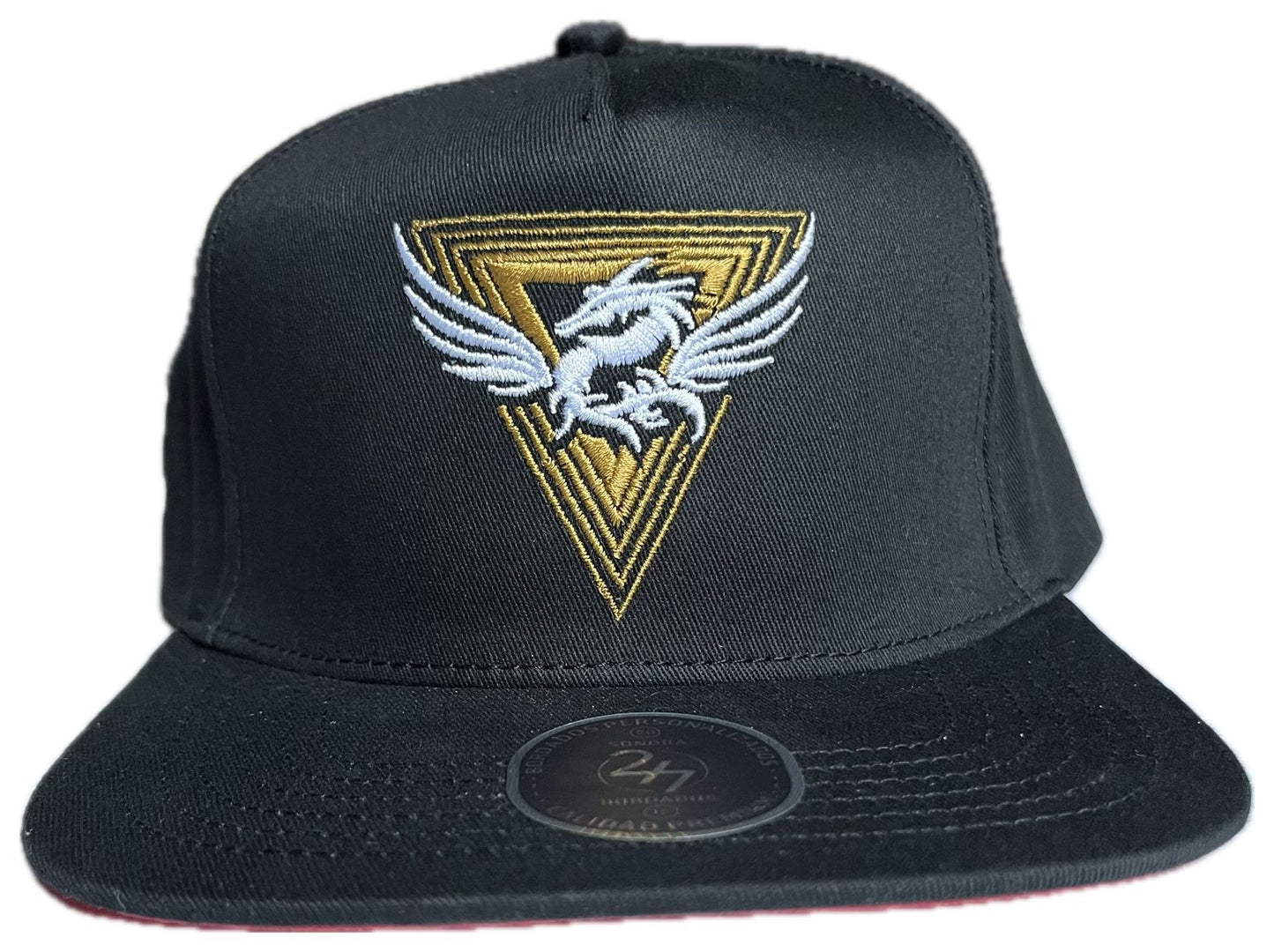 Element Black Gold Red Hat Plana Ajustable Snapback