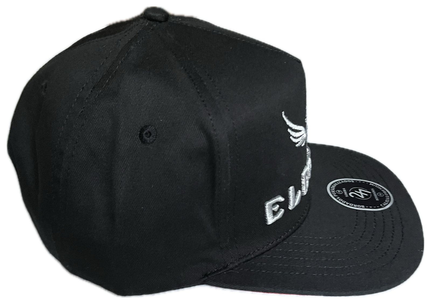 Element Black Red Hat Plana Ajustable Snapback